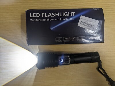LED Multifunction Flashlight 28650/18650/AAA High/Low/Strobe w/ side light