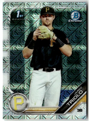 2019 Topps Bowman Chrome MLB No. BDC-161 Jared Triolo Mojo Prizm - Bild 1 von 2