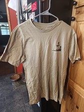 Tan Quicksilver Short Sleeve T-shirt With Logo Size S