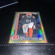 2025 Topps Chrome Football Trey Hendrickson #65 GOLD Leather Refractor /50 🔥