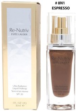 Estee Lauder Re-Nutriv Ultra Radiance Liquid Makeup SPF 20 1 oz - 8N1 Espresso