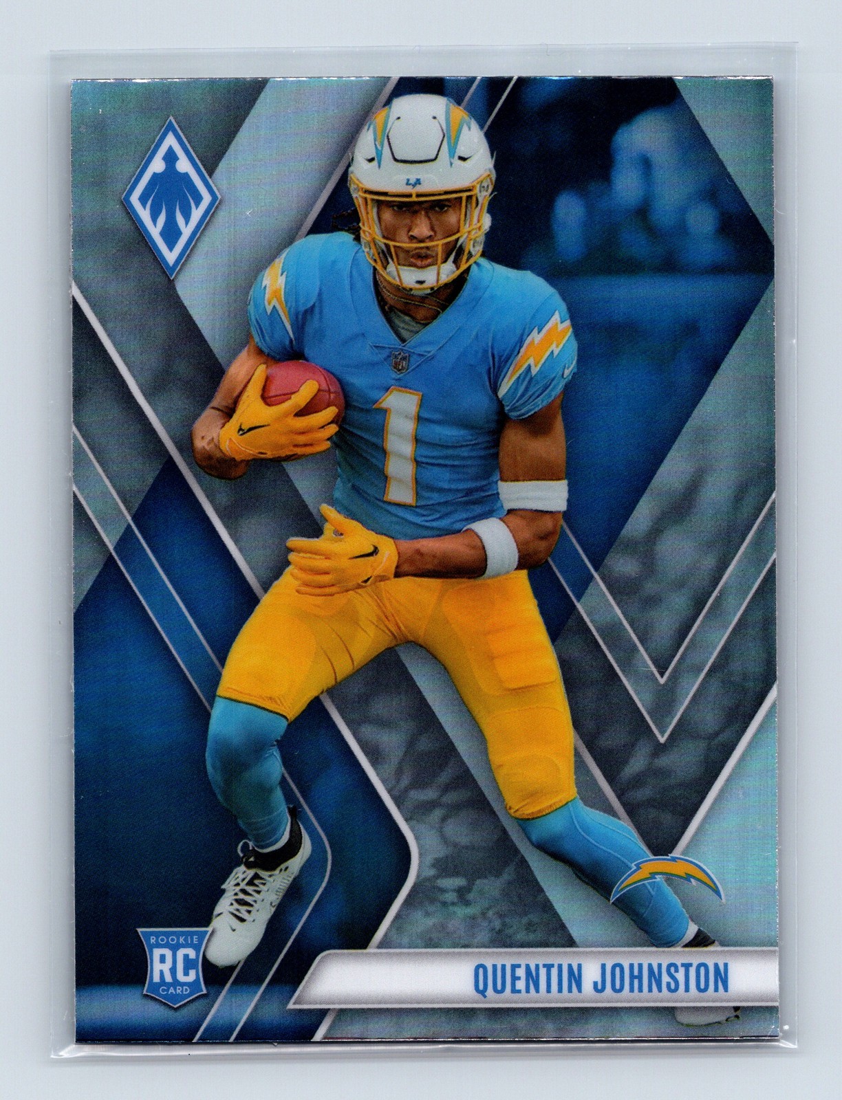 2023 Panini Phoenix #107 Quentin Johnston Rookie Silver