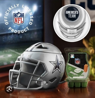 dallas cowboys nfl infrared football helmet heater Scentsy NFL Dallas Cowboys Helmet Warmer - NIB- Display Your Team