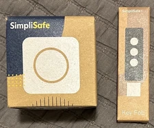 SimpliSafe Motion Sensor and Key Fob