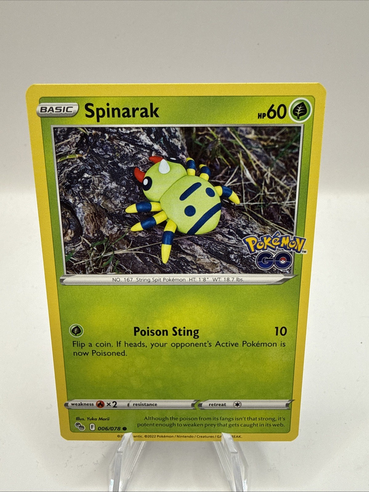 Spinarak 006/078 Pokémon GO Regular