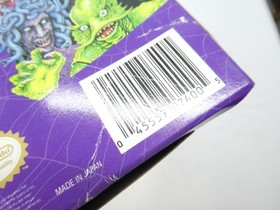 Monster Party (Nintendo NES, 1989) Complete Tested and working