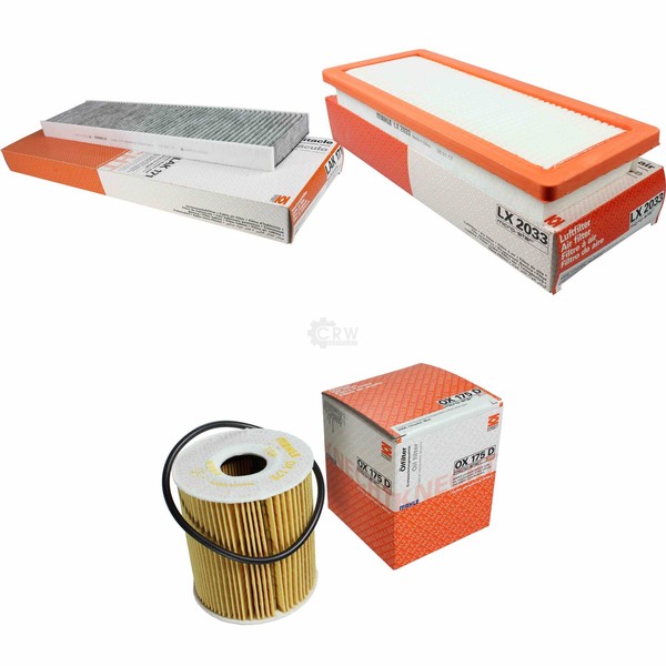 Mahle / Knecht Innenraumfilter LAK 171 Luftfilter LX 2033 ÖLfilter OX 175D-image