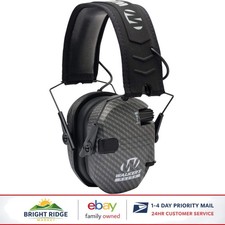 Carbon Over-Ear Muffs for Hearing Protection and Clear Sound Amplification