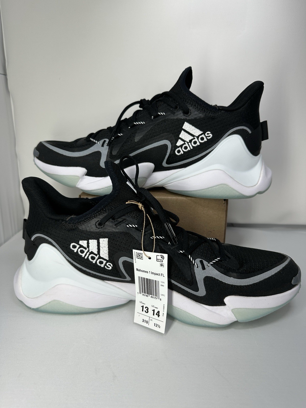 Adidas Patrick Mahomes 1 Impact FLX Black White Shoes Size Men's 13 HQ2074 NWOB thumbnail 5