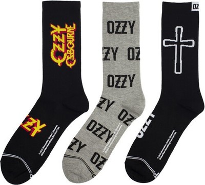 Ozzy Osbourne - Perri's - Ozzy Osbourne - Volume - Crew Socks (3 Pack) [New ] So