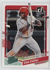 2023 Panini Donruss Rated Prospect Cam Collier #45 00gy