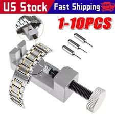 Metal Adjustable Watch Band Strap Bracelet Link Pin Remover Repair Tool Kit US