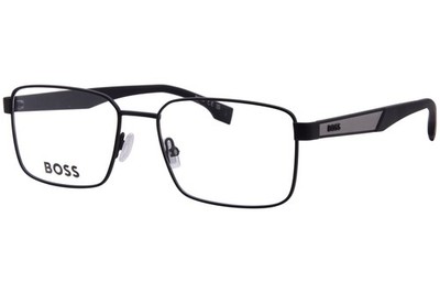 Hugo Boss 1769 003 Eyeglasses Men's Matte Black Full Rim Rectangle Shape 56mm