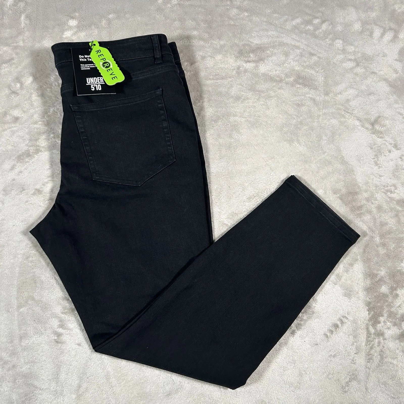 NWT Under 510 U-510 Core Extra Stretch Jeans Mens 36x28 Black Denim 5 Pocket New