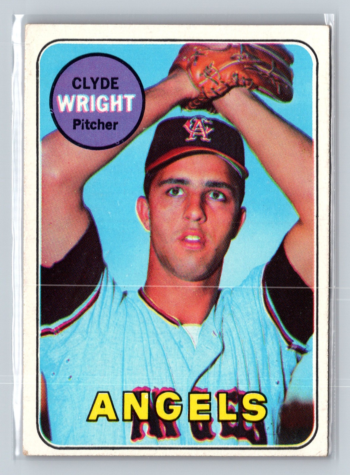 1969 Topps #583 Clyde Wright