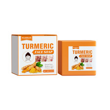 West Month Turmeric Face Soap Facial Repair Gentle Cleansing Blemish Reducing Fi