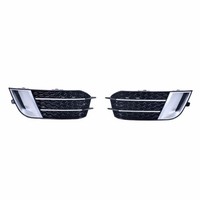 Nebelscheinwerfer Blenden Set Silber Passend FüR Audi A1 8X 2010-2015