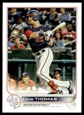 2022 Topps Lane Thomas Washington Nationals #555