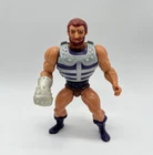 Vintage MOTU Fisto Action Figure w/ Armor He-Man 1983 Mattel Masters of Universe