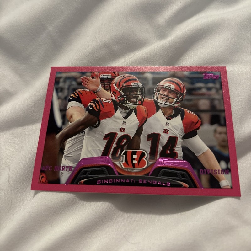 2013 Topps - Team Leaders Cincinnati Bengals #236 Pink BCA Border /399