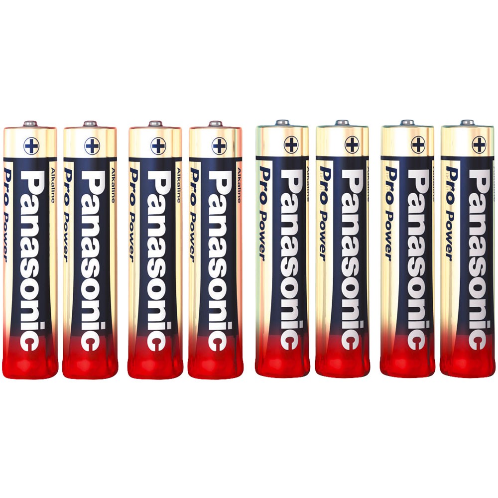 Panasonic AAA Battery 1.5V Alkali-manganese Pro Power 4+4
