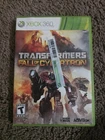 Transformers: Fall of Cybertron Xbox 360 CIB  Game does not read