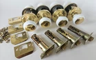 LOT of Four Weiser Passage Latch Set Door Knobs Non-Locking