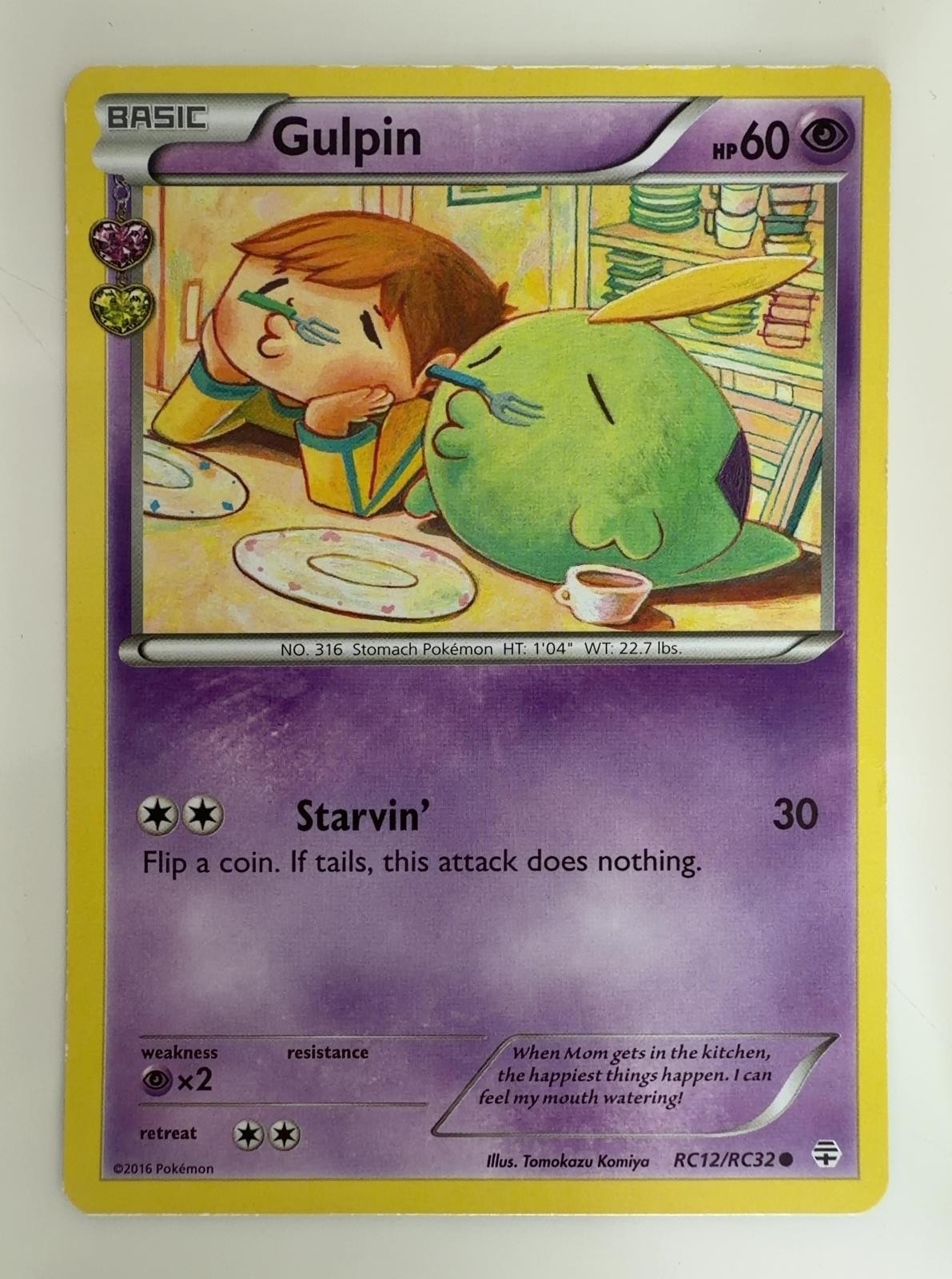 Gulpin RC12/RC32 Common Generations Pokemon