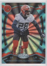 2021 Certified Rookies FOTL Mirror Teal /10 Jeremiah Owusu-Koramoah #162 0c6