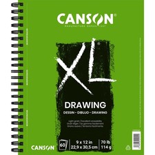 XL Series Drawing Pad, Side Wire Bound, 9x12 inches, 60 Sheets - Artist Paper...