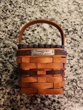 🌟Longaberger 1993 Inaugural Basket Combo–Signed, Rare Collector's Item 🌟