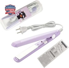 Mini Hair Straightener Hair Flat Iron 100-240V 20W US Plug Hair Flat Iron Cerami