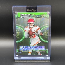 Wild Card Alumination Patrick Mahomes II 2026 #BC-PM Serial Numbered 1/4