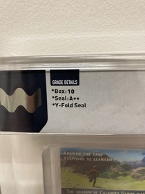 The Legend Of Zelda:Wata 10 A++,vga 100 Switch,Sealed Box Perfect Mint NES.best