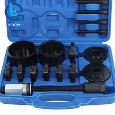 Front 19pcs Wheel Hub Drive Bearing Removal Install Service Tool Kit Master Set