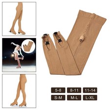 Patinage artistique sur la botte collants leggings portent des chaussettes