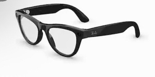Ray-Ban Wayfarer Reading Eyeglasses Black Plastic Frame Clear Lenses