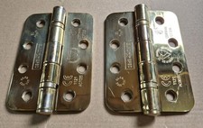 Pair Brass Ball Bearing Butt Hinges Grade 13  Certifire CF339