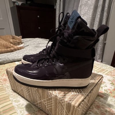 Nike Ruby Rose SF Air Force 1 Premium High Top Port Wine Dark Purple