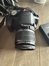 Canon EOS Rebel T1i 15MP DSLR Camera Kit With 2 Lenses. 2 Batters And Case