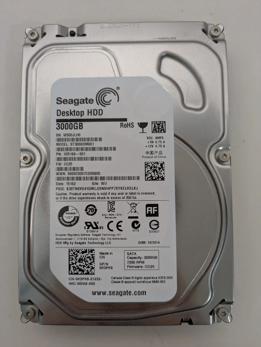 Seagate Barracuda St3000dm001 3tb for sale | eBay