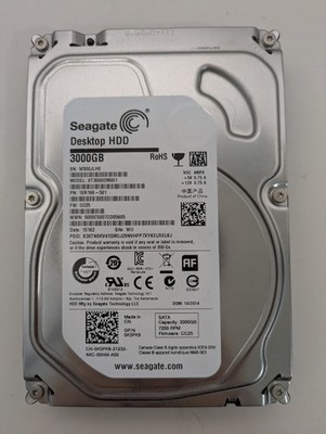 Seagate Barracuda 3TB 7200RPM 64MB 3.5  SATA III Hard Disk Drive HDD ST3000DM001