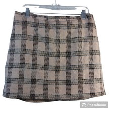 Wild Fable Pink Plaid Mini Skirt Clueless Academia Size L