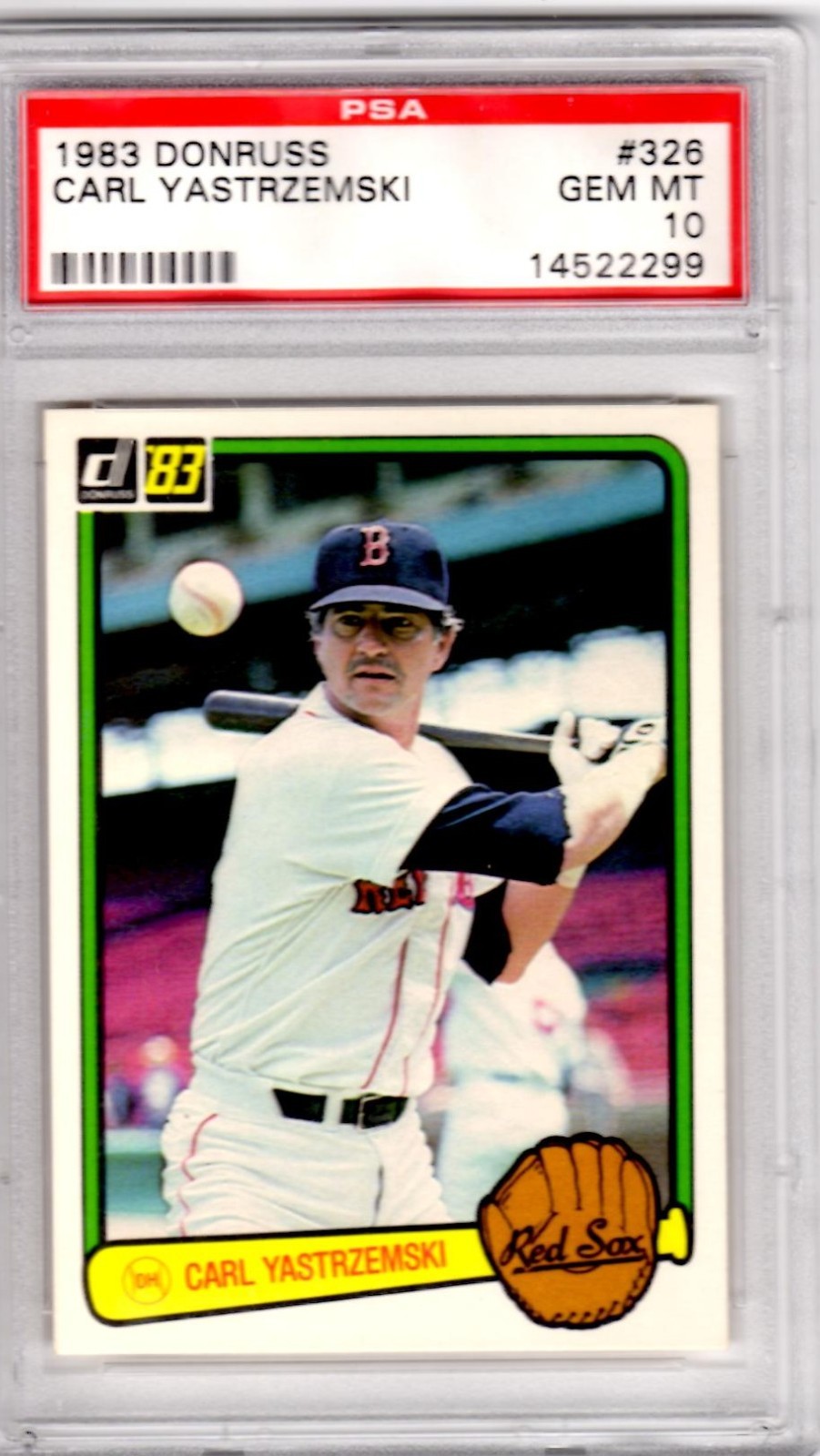 1983 Donruss Carl Yastrzemski  #326 PSA Gem Mint 10