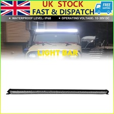Dual Row Slim 33"INCH LED Light Bar Driving Offroad Flood Spot Combo Work Light