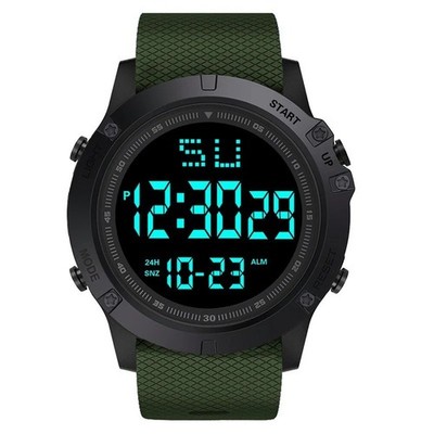 Waterproof Digital Sports Watch Military Tactical LED Backlight Wristwatch Men