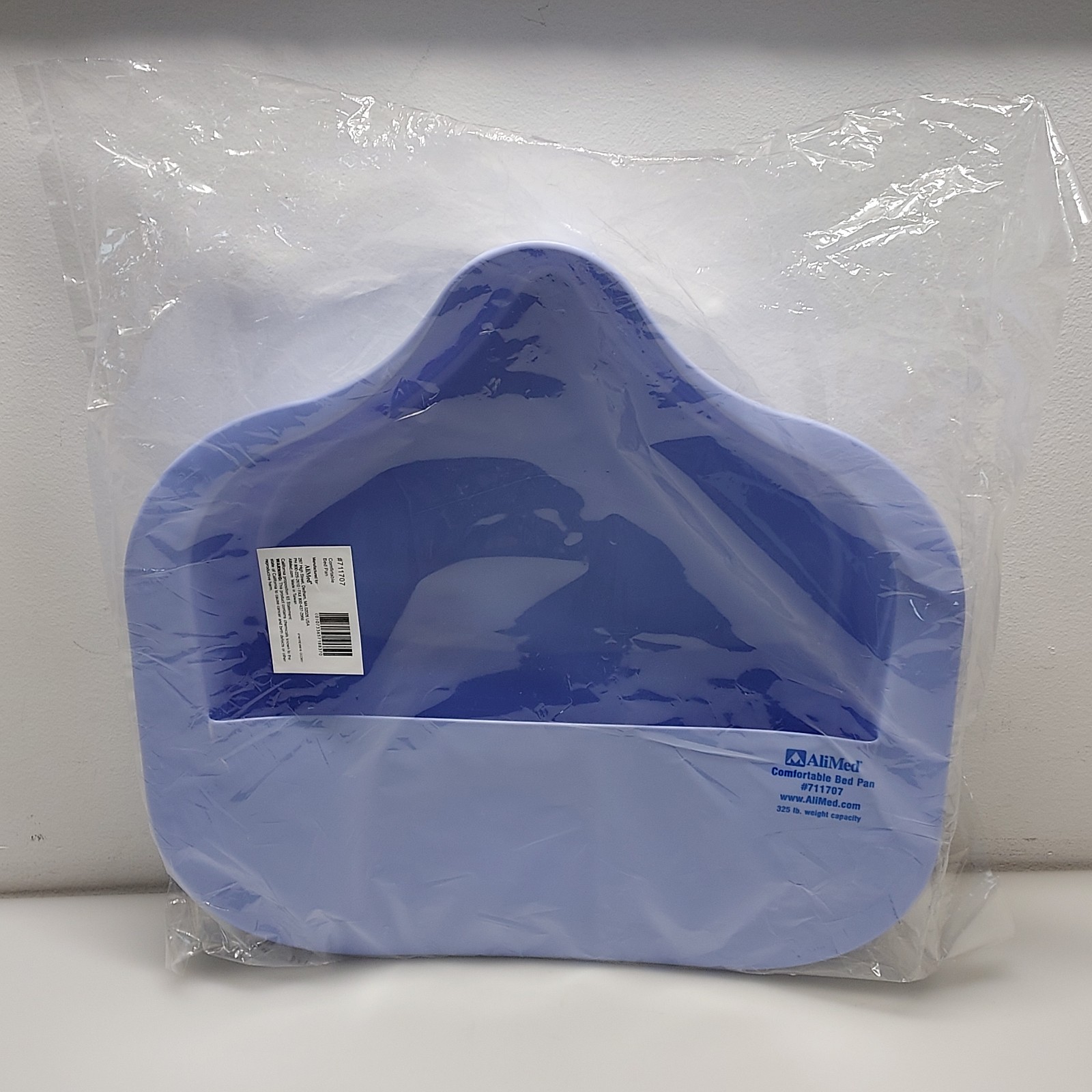 ALIMED COMFORTABLE LOW PROFILE BED PAN 14-1/4“x15“x3“ 325 LB, 2qt capacity NEW