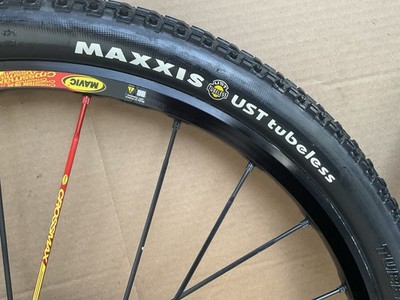 Mavic CrossMax Wheelset, SLR SSC red Disc brake, 26” Lefty