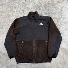 The North Face Jacket Boys XL Brown Black Fleece Full Zip Outdoor Casual