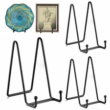 3 Stück Tellerständer Tellerhalter Staffelei Plattenhalter Eisen Display Ständer